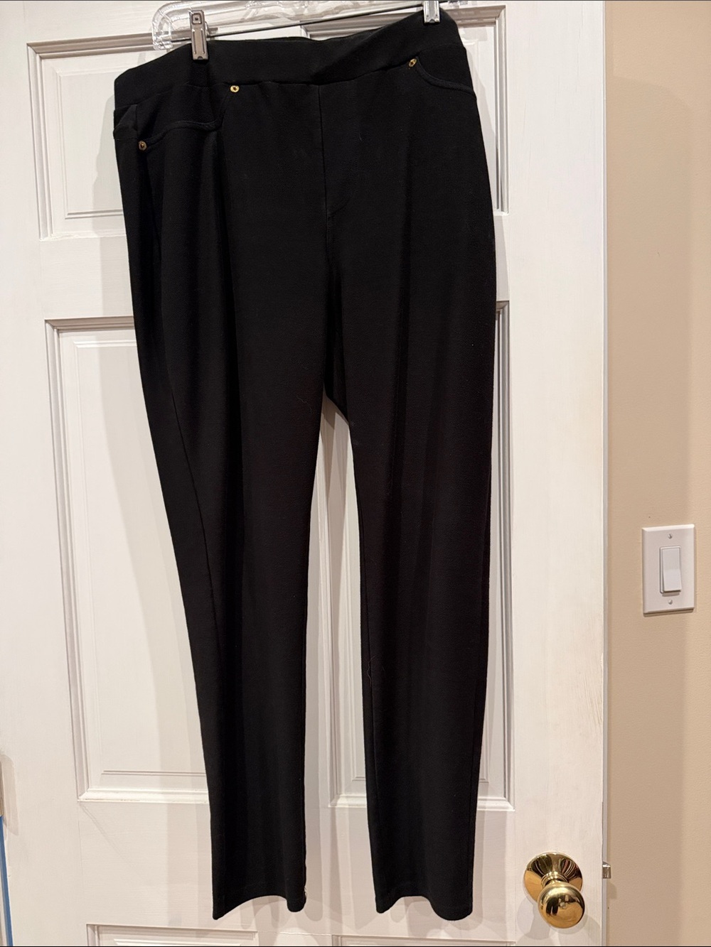 Michael Kors Black Stretch Ponte Pants